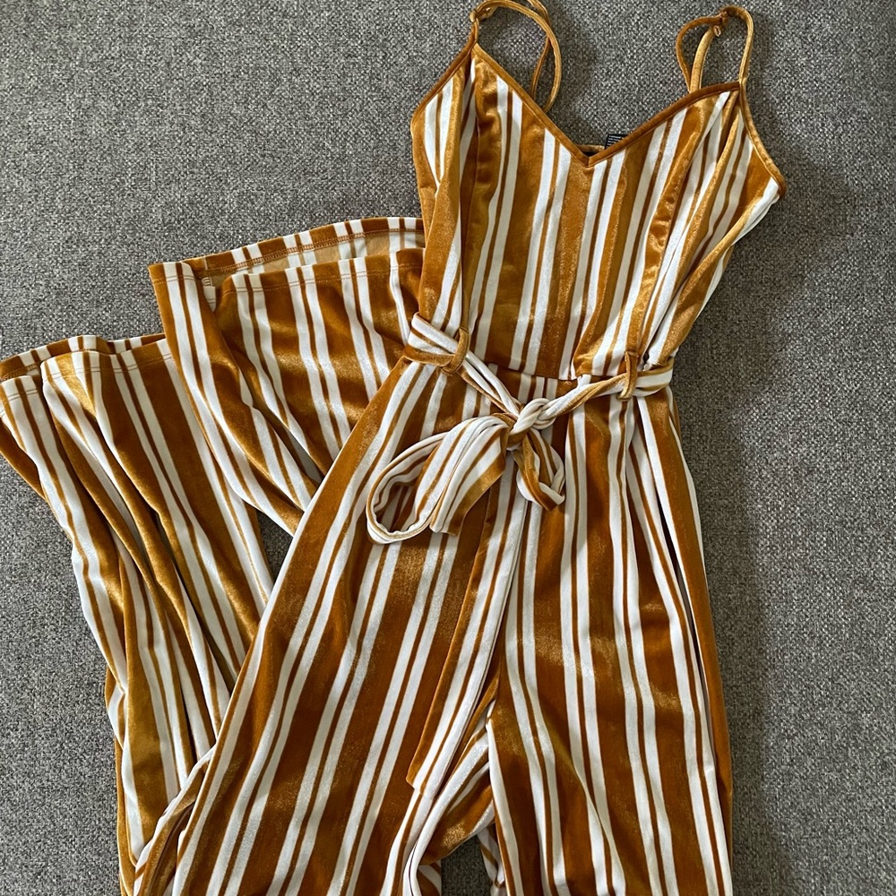 Forever 21-Velvet jumpsuit!  Like new..worn once!